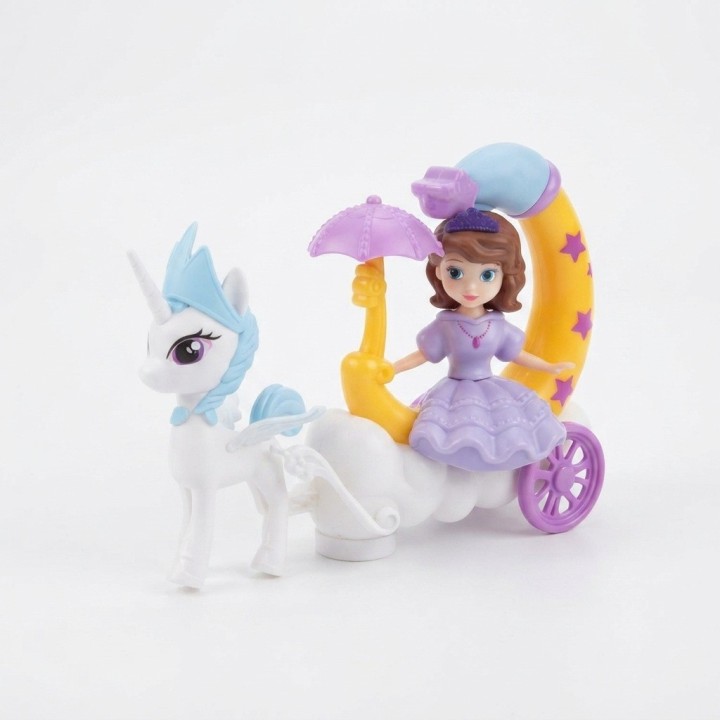 Princesa En Carroza De Luna Unicornio Juguete Interactivo