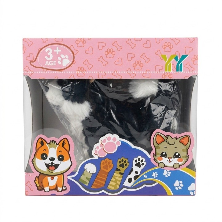 Gato Peluche Interactivo Camina Con Correa Y Sonido Niños