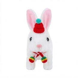 Conejo Peluche Interactivo Camina Y Hace Sonido + Bateria