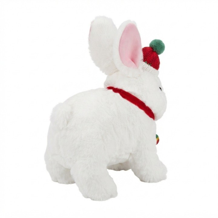 Conejo Peluche Interactivo Camina Y Hace Sonido + Bateria