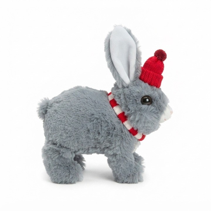 Conejo Peluche Interactivo Camina Y Hace Sonido + Bateria