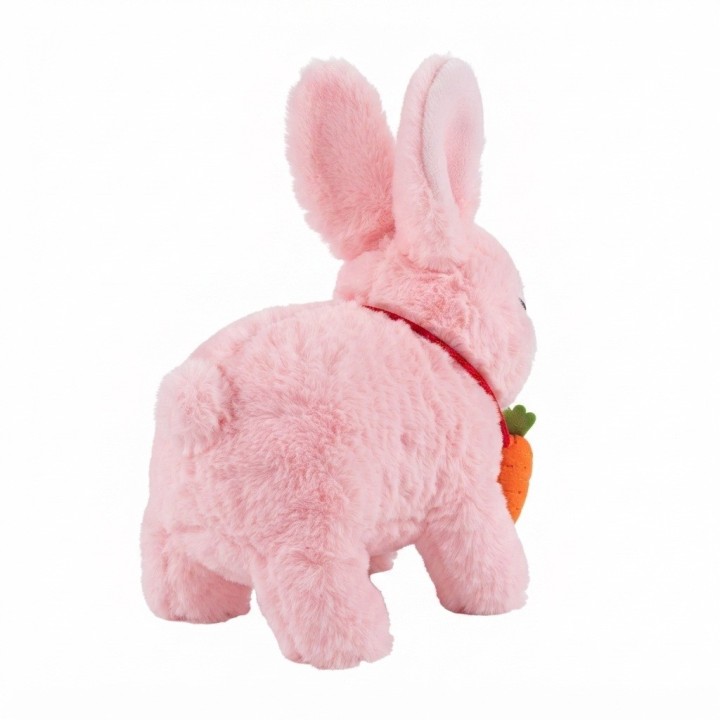 Conejo Peluche Interactivo Camina Y Hace Sonido + Bateria