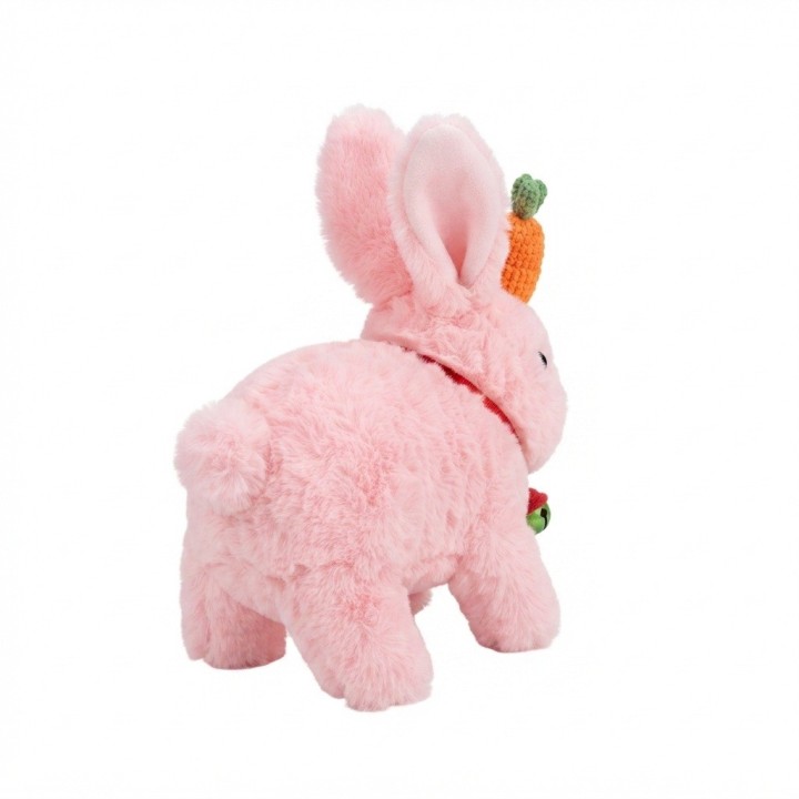 Conejo Peluche Interactivo Camina Y Hace Sonido + Bateria