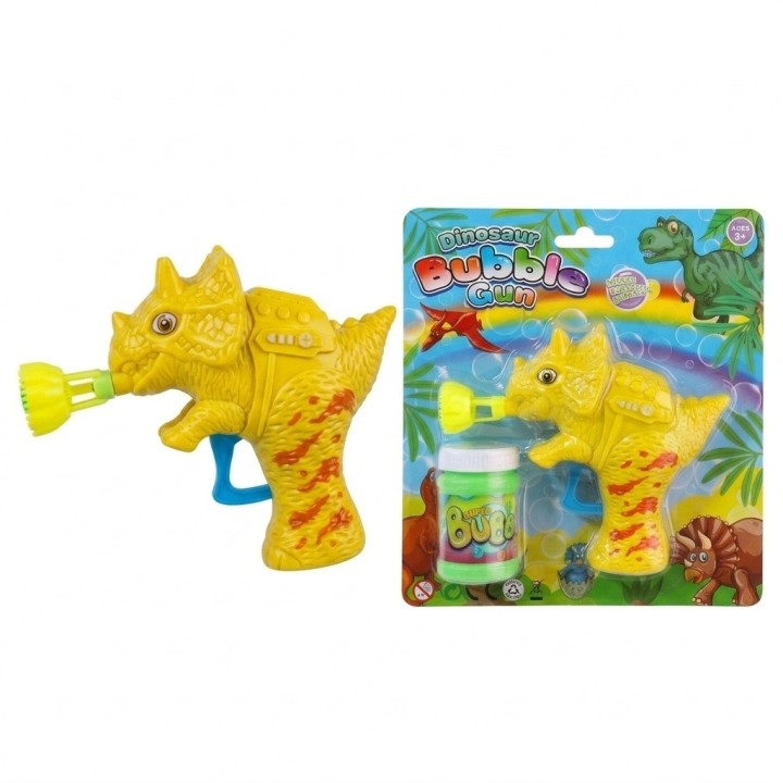 Pistola Burbujero Manual Dinosaurio Juguete Niños