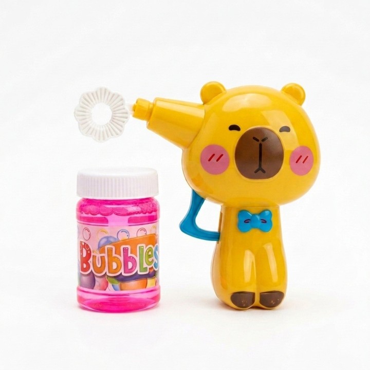 Pistola Burbujas Manual Capibara Chiguiro Juguete Niños