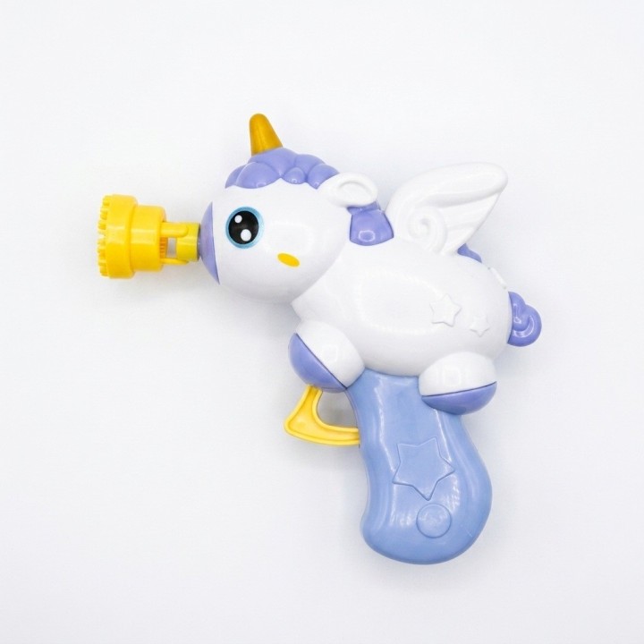 Pistola De Burbujas Manual Unicornio Juguete Ninos