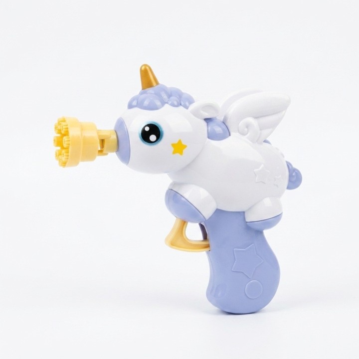 Pistola De Burbujas Manual Unicornio Juguete Ninos