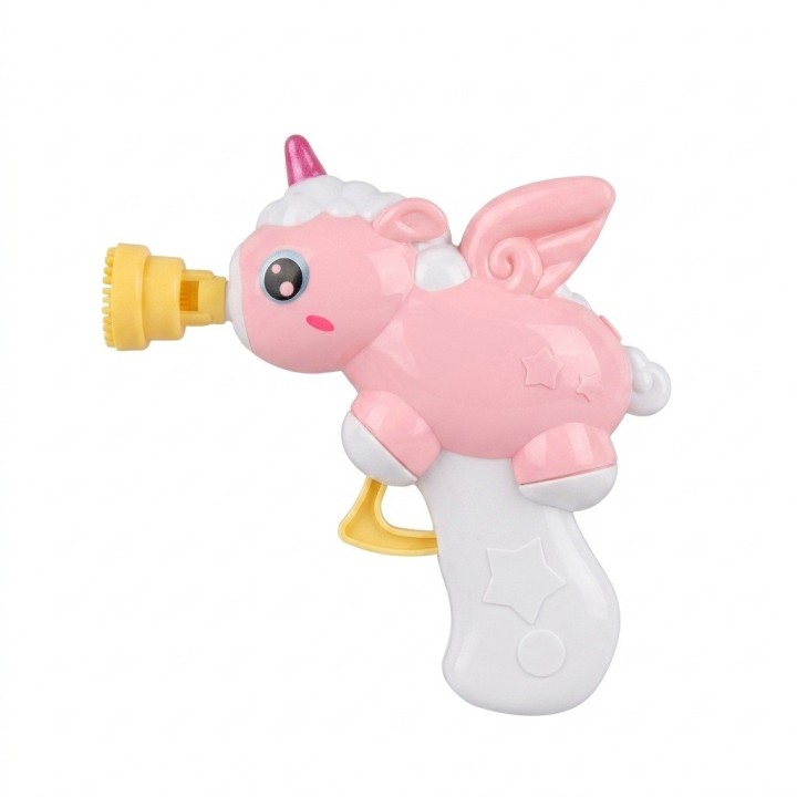 Pistola De Burbujas Manual Unicornio Juguete Ninos