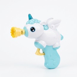 Pistola De Burbujas Manual Unicornio Juguete Ninos