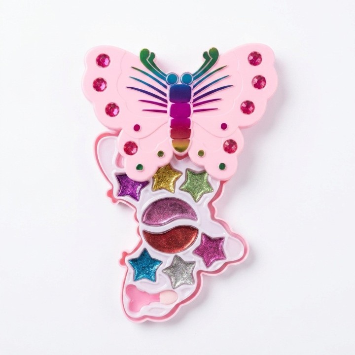 Set De Maquillaje Y Bisutería Para Niñas Diseño Mariposa