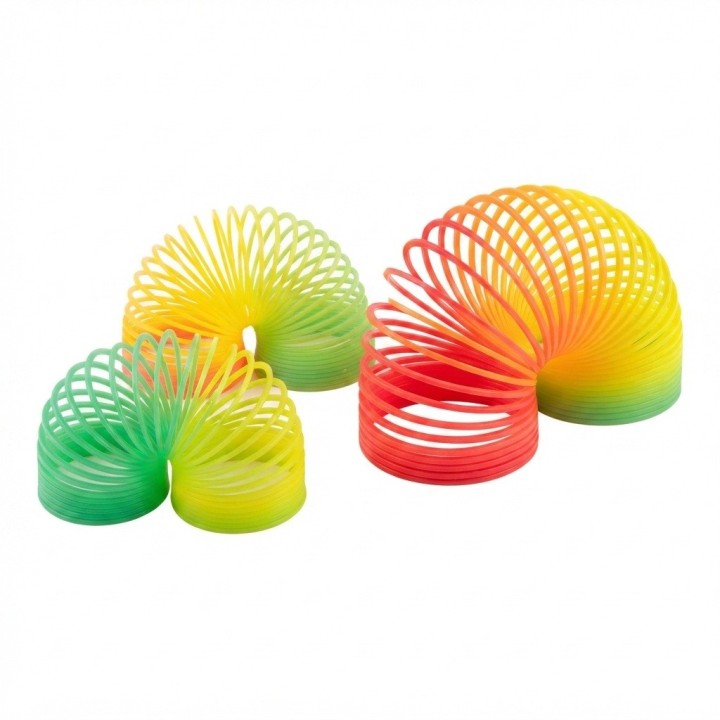 Set 3 Resortes Magicos Arcoiris Juguete Antiestres Spring