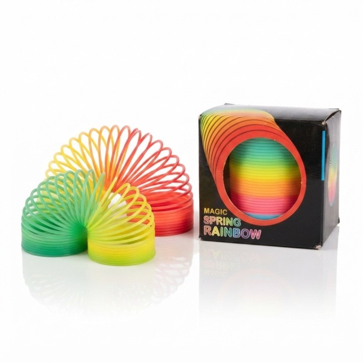 Set 3 Resortes Magicos Arcoiris Juguete Antiestres Spring