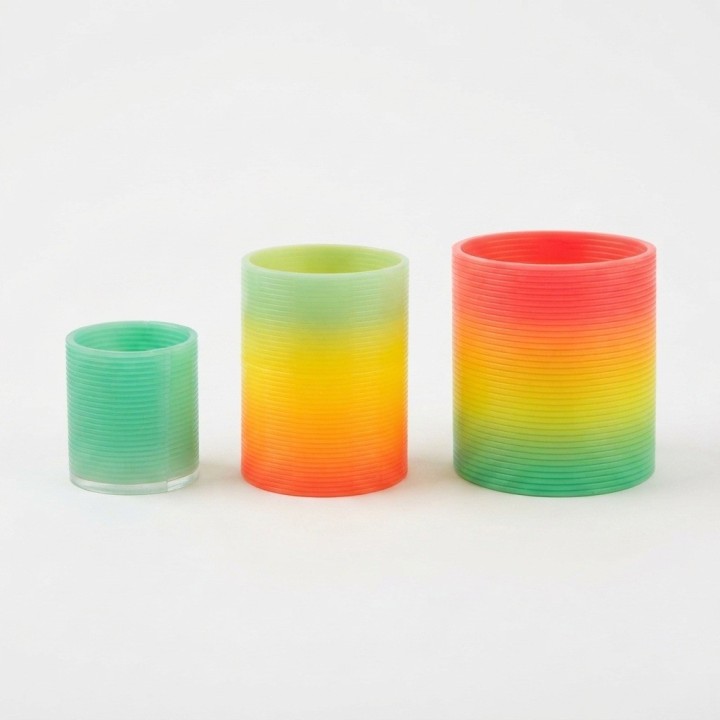 Set 3 Resortes Magicos Arcoiris Juguete Antiestres Spring
