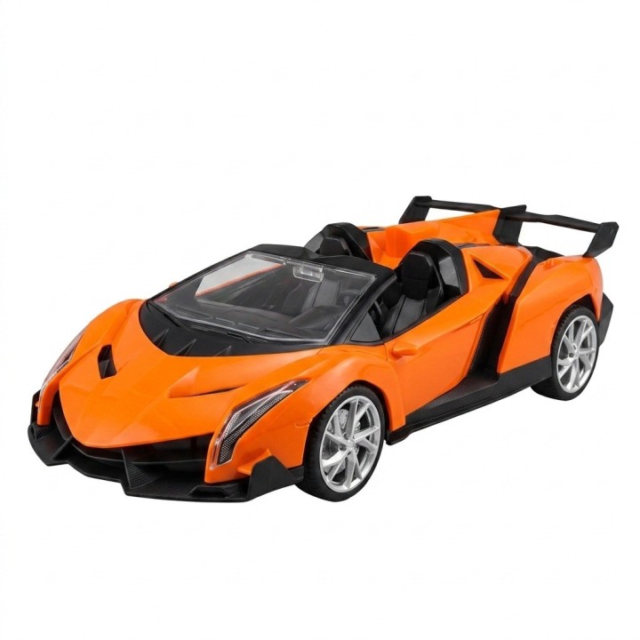 Carro Deportivo Convertible Control Remoto Naranja R/c