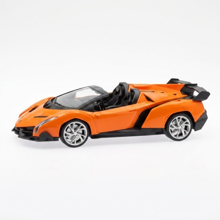 Carro Deportivo Convertible Control Remoto Naranja R/c
