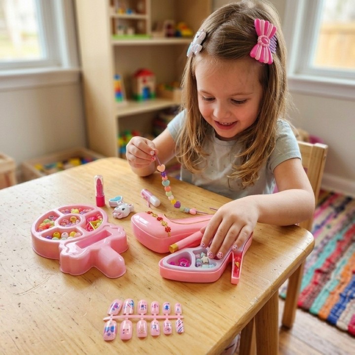 Kit Bisutería Y Belleza Niñas Zapato De Princesa Juguete