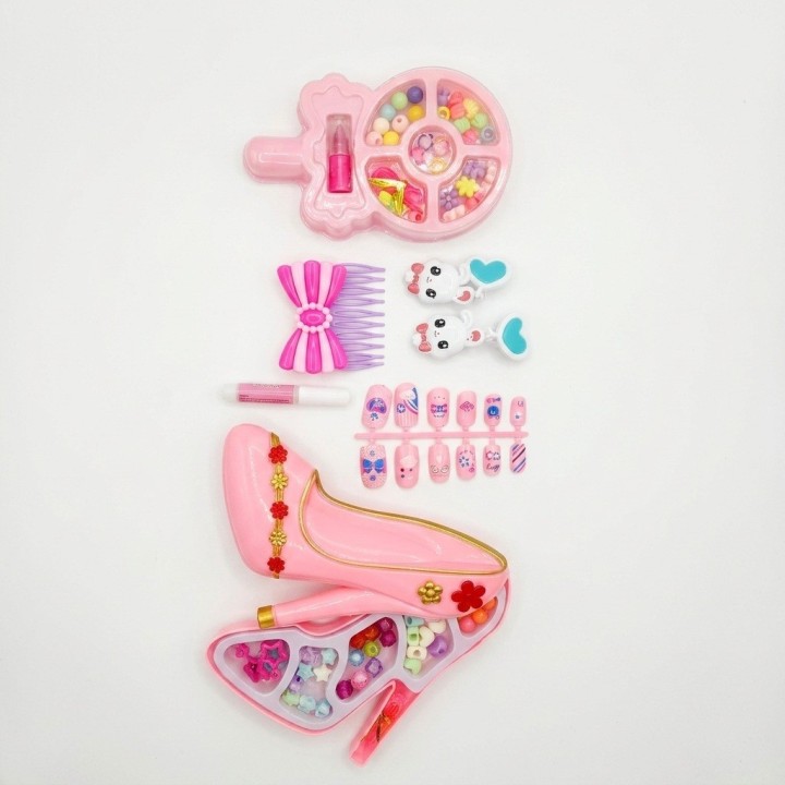 Kit Bisutería Y Belleza Niñas Zapato De Princesa Juguete