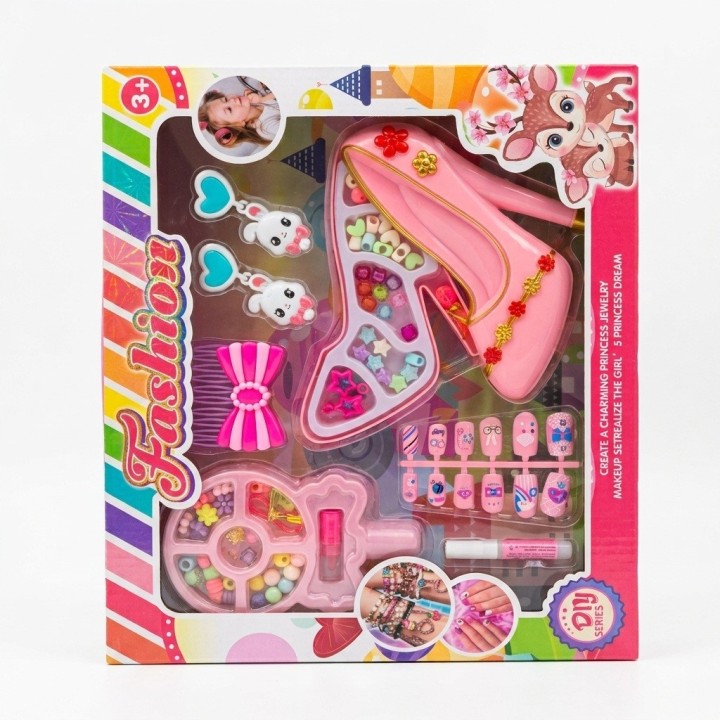 Kit Bisutería Y Belleza Niñas Zapato De Princesa Juguete