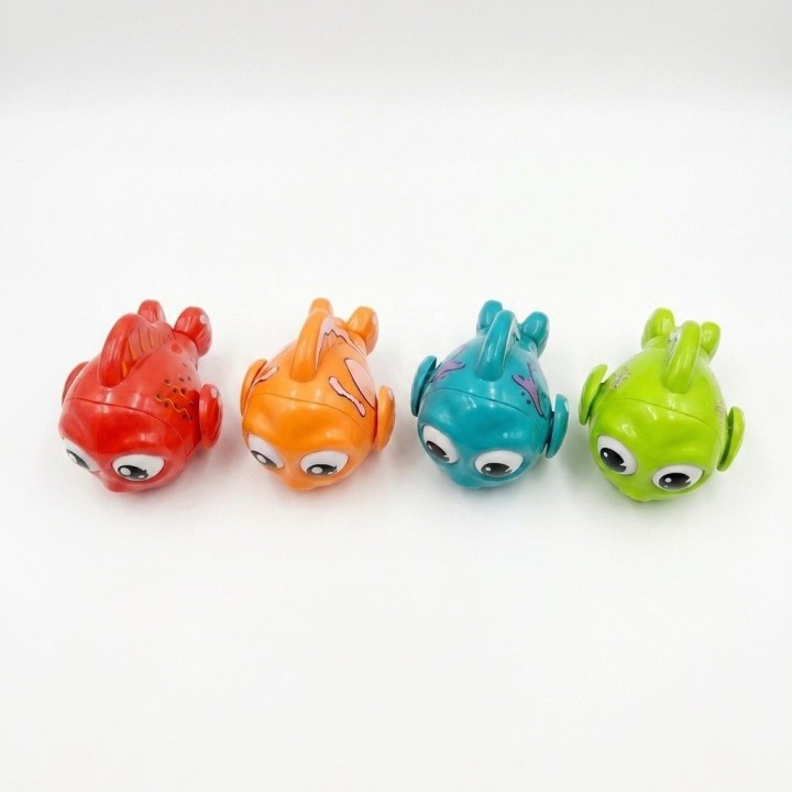 Set 4 Carritos De Juguete En Forma De Pez Para Niños Y Bebés