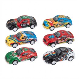 Set 6 Carritos Deportivos Juguete Colección Niños Fricción