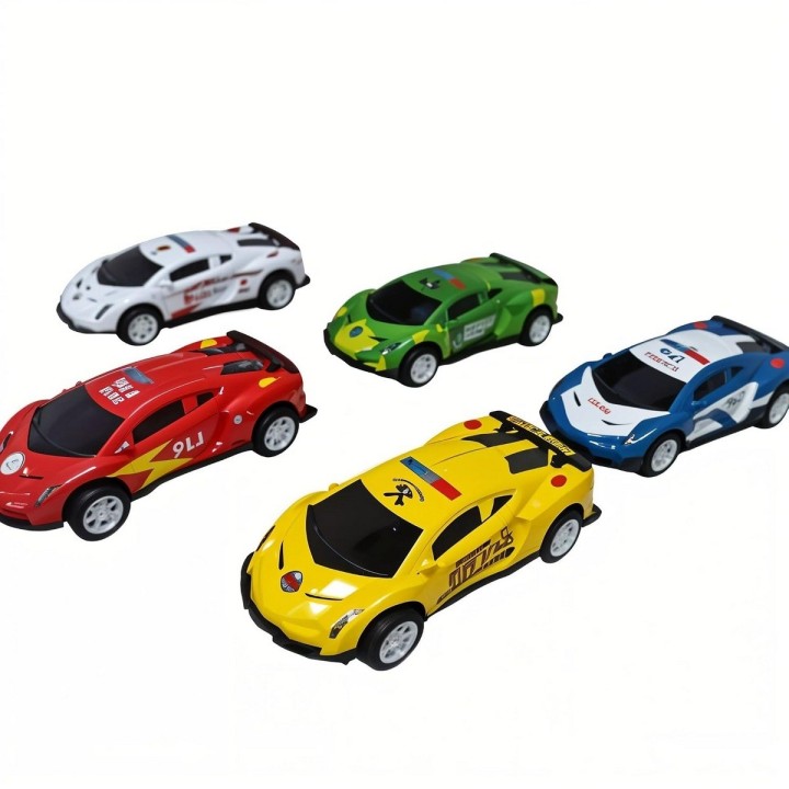 Set De 12 Carritos Deportivos De Juguete Para Niños