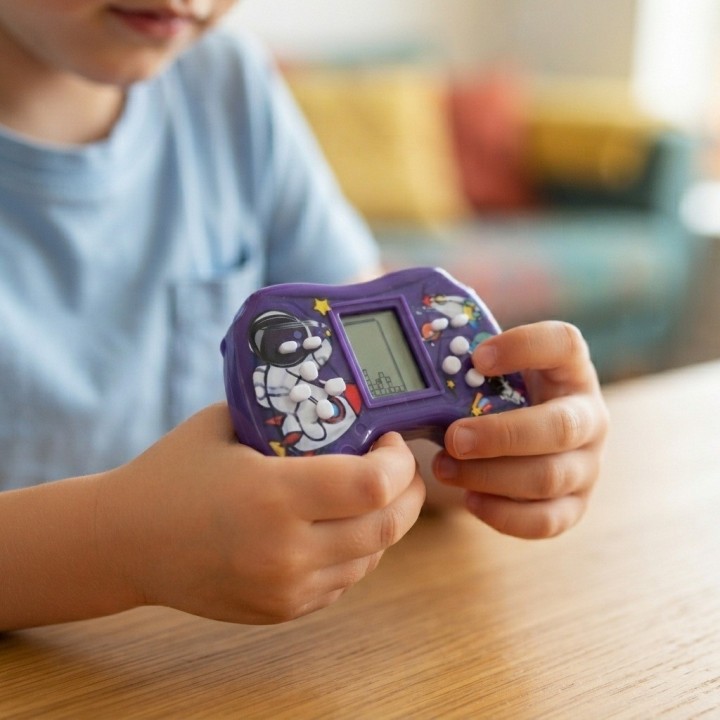 Consola De Videojuegos Portátil Clásica Espacial