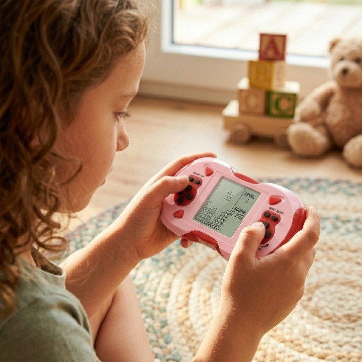 Consola De Videojuegos Portátil Clásica Tipo Tetris