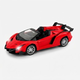 Carro Deportivo Control Remoto Convertible Con Luces Led