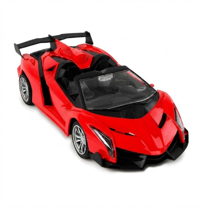 Carro Deportivo Control Remoto Convertible Con Luces Led