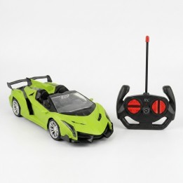 Carro Deportivo Control Remoto Convertible Con Luces Led