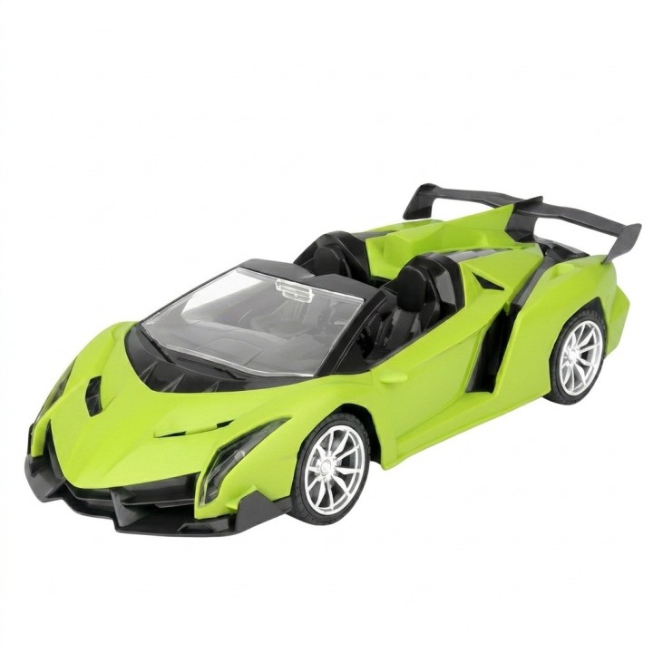 Carro Deportivo Control Remoto Convertible Con Luces Led