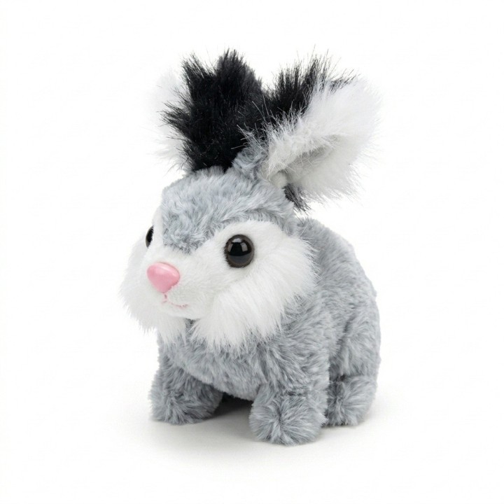 Conejo De Peluche Interactivo Camina Mascota Niños + Bateria