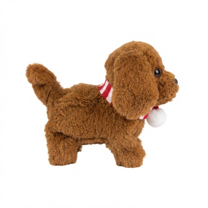 Mascota Perro Peluche Interactivo Camina Y Sonido Niños