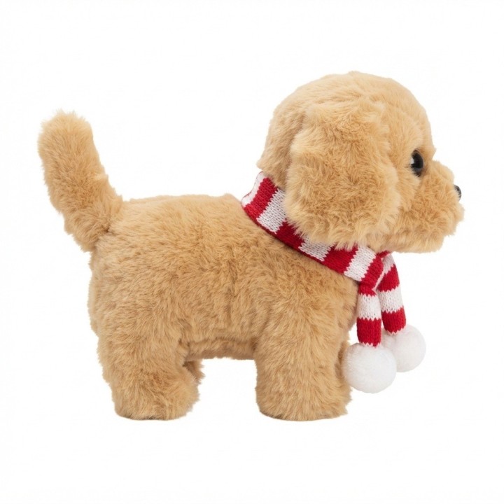 Mascota Perro Peluche Interactivo Camina Y Sonido Niños