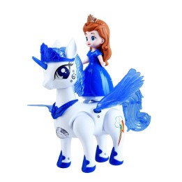 Unicornio Princesa Juguete Camina Luces Sonido Niñas