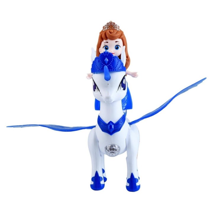 Unicornio Princesa Juguete Camina Luces Sonido Niñas