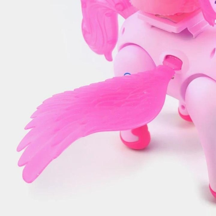 Unicornio Princesa Juguete Camina Luces Sonido Niñas