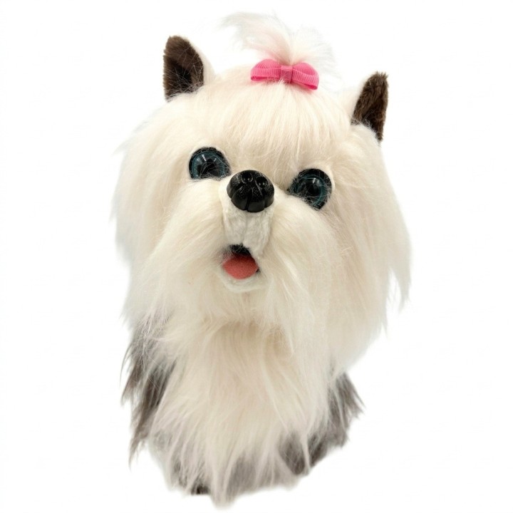 Peluche Interactivo Yorkshire Terrier Con Sonido Y Correa