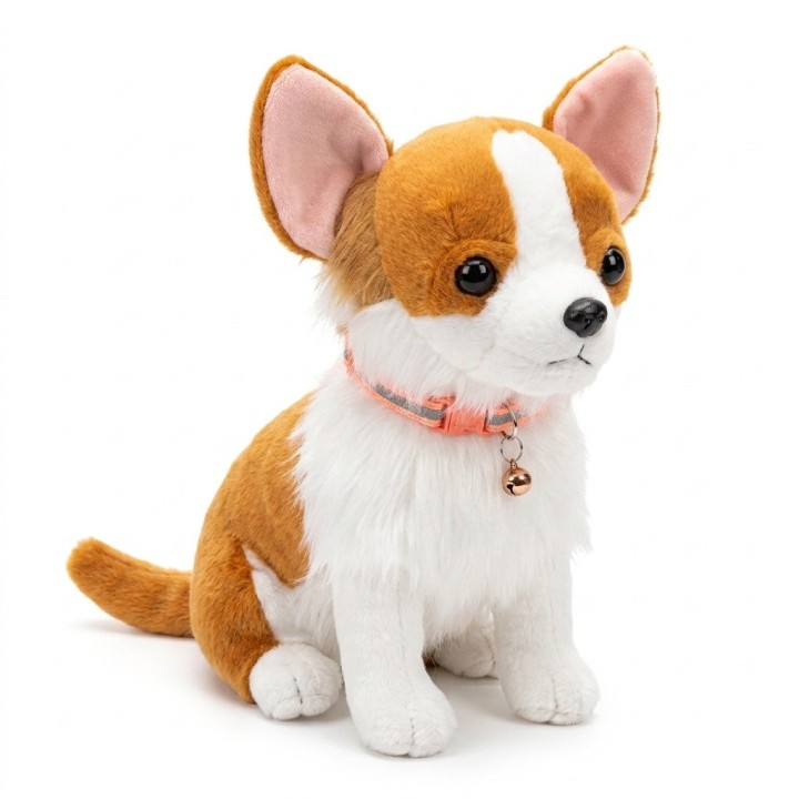 Perro De Peluche Chihuahua Interactivo Con Correa + Bateria