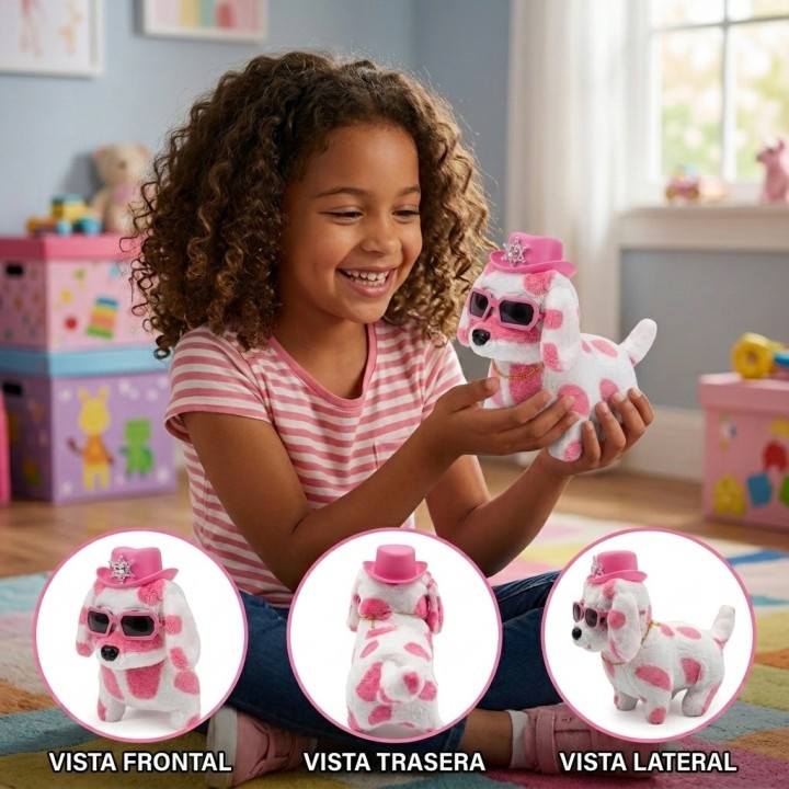 Perro De Peluche Interactivo Con Accesorios Para Niños