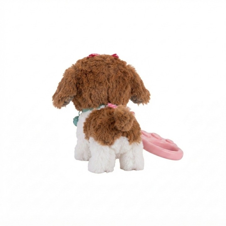 Perro De Peluche Interactivo Con Correa Sonido + Baterias