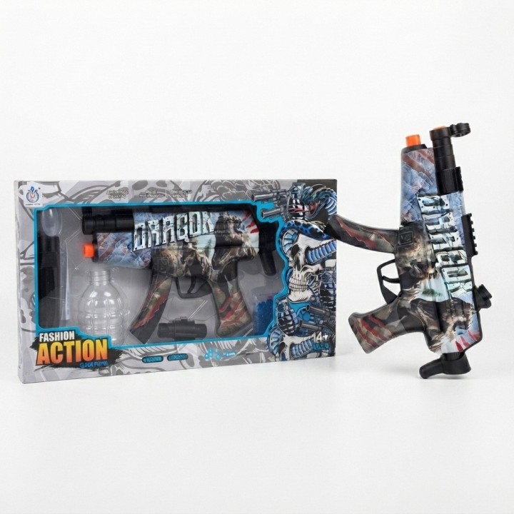 Rifle Dragon Juguete Lanza Hidrogel Y Dardos Recargable