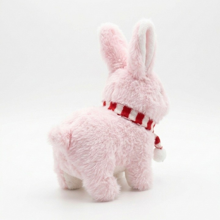 Conejo De Peluche Interactivo Con Bufanda Y Sonido