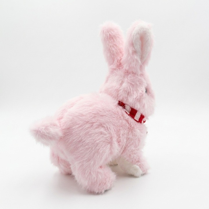 Conejo De Peluche Interactivo Con Bufanda Y Sonido