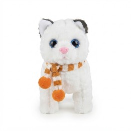 Gato De Peluche Interactivo Con Movimiento Sonido + Bateria