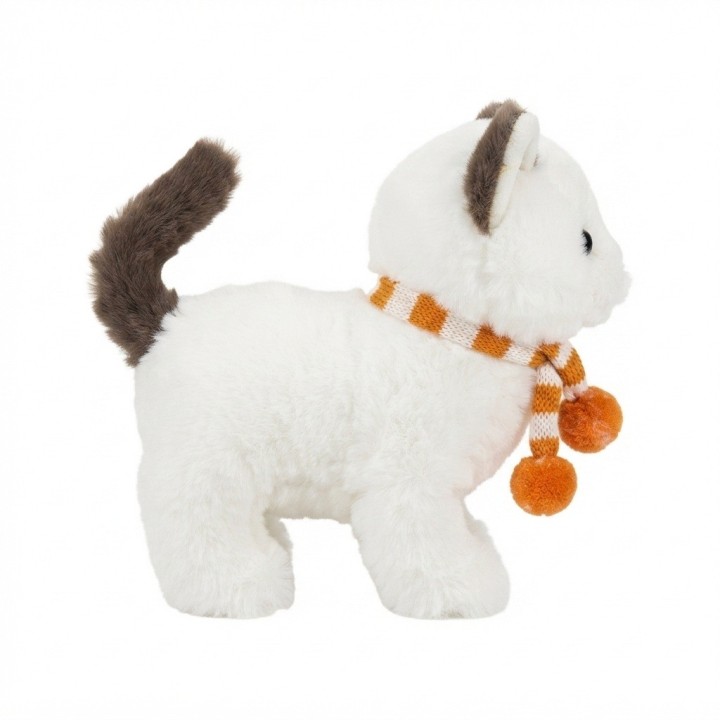 Gato De Peluche Interactivo Con Movimiento Sonido + Bateria