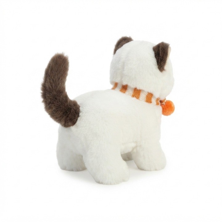Gato De Peluche Interactivo Con Movimiento Sonido + Bateria