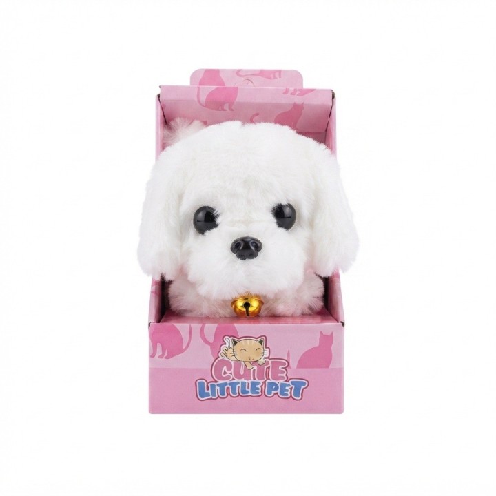Perro De Peluche Interactivo Con Movimiento Sonido + Bateria