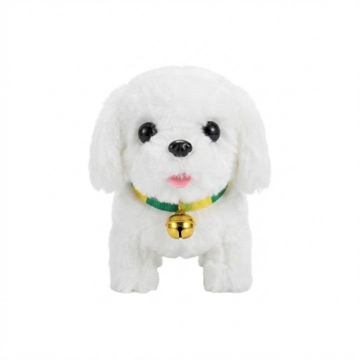 Perro De Peluche Interactivo Con Movimiento Sonido + Bateria