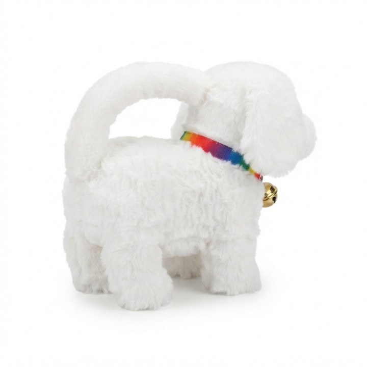 Perro De Peluche Interactivo Con Movimiento Sonido + Bateria